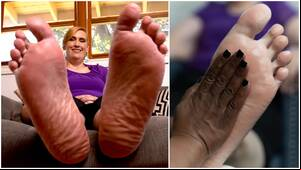 mom forced foot fetish - It's impossible to find shoes\