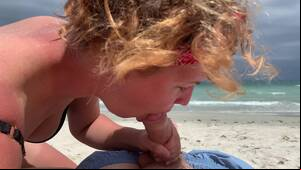 hot beach babes naked blowjob - Deep Blowjob on the Beach, Girl in Bikini Sucking Cock, Cum Mouth Outdoors  - Pornhub.com